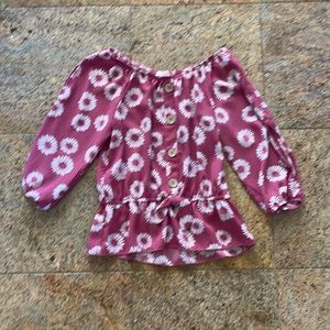 NWOT Convertible off the Shoulder Top